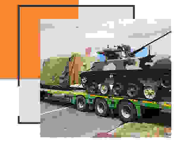 Перевозка военной техники в Сибае